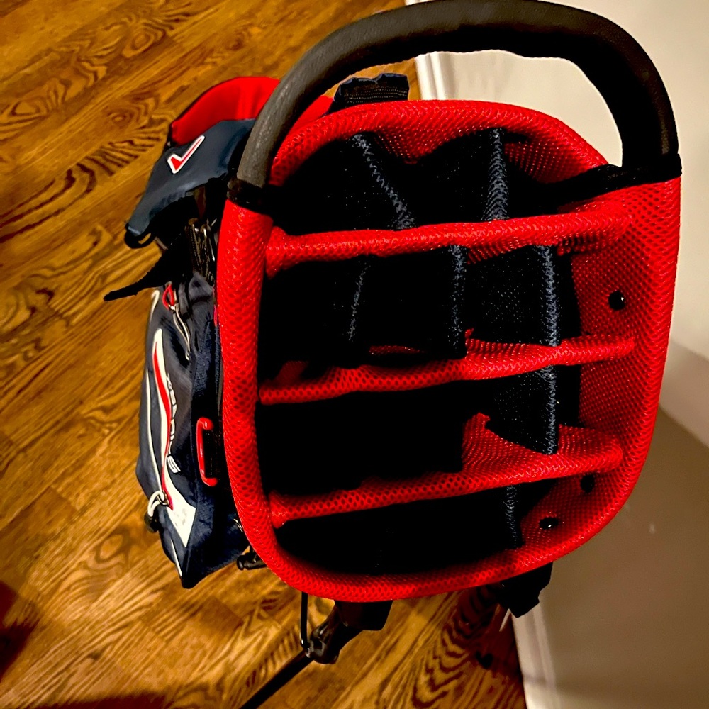 Blue and Red Callaway Golf Bag